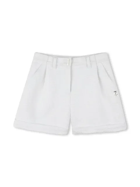 Givenchy Kids logo plaque shorts