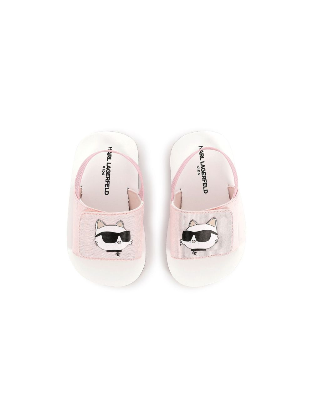 Karl Lagerfeld Kids Sandalen met Choupette-print Roze