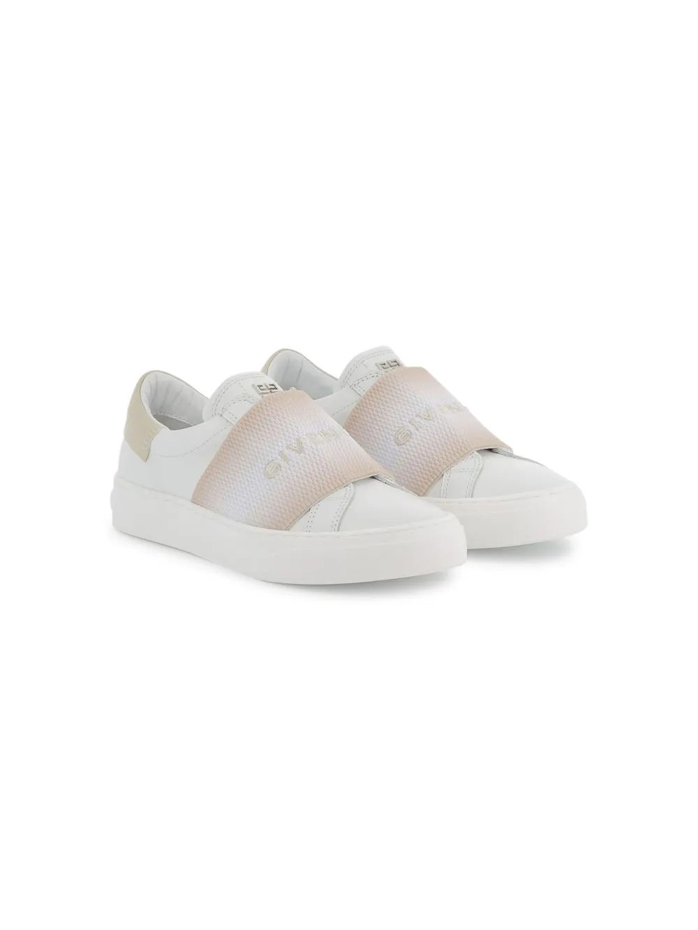 Givenchy Kids Sneakers met geborduurd logo Wit