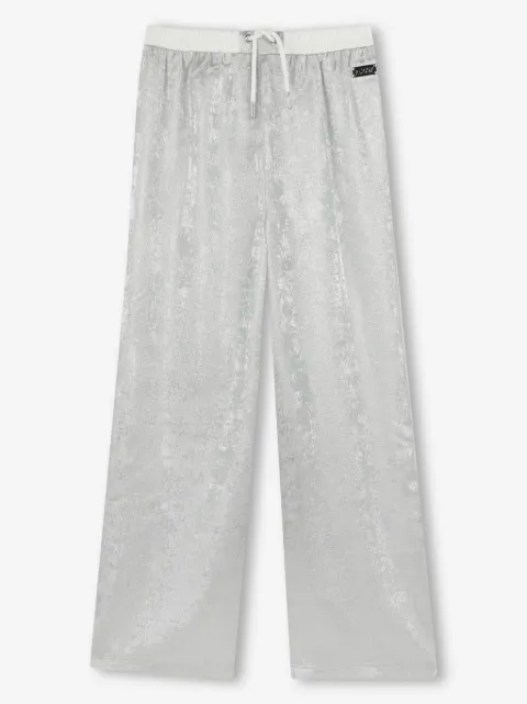 Dkny Kids logo-plaque track pants