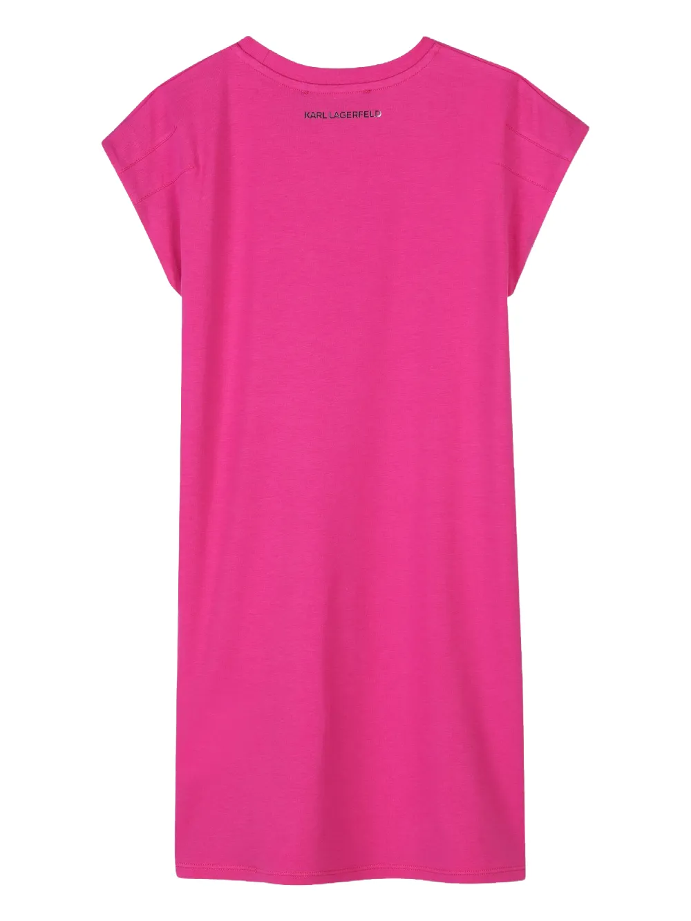 Karl Lagerfeld Kids T-shirtjurk met logoprint Roze
