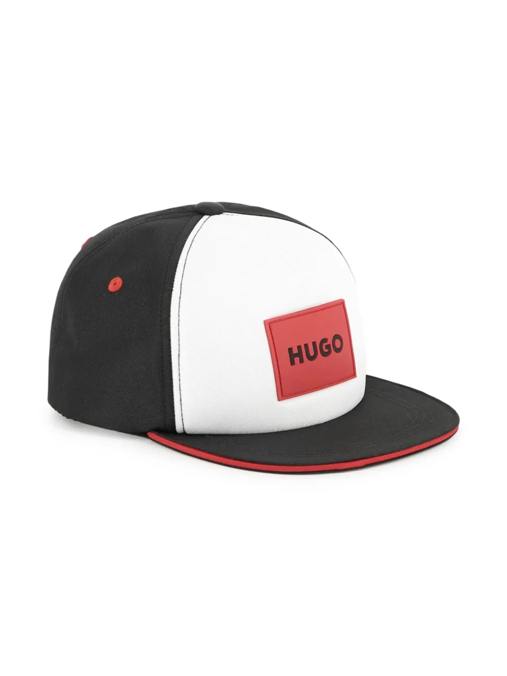 HUGO KIDS Pet met logopatch Wit