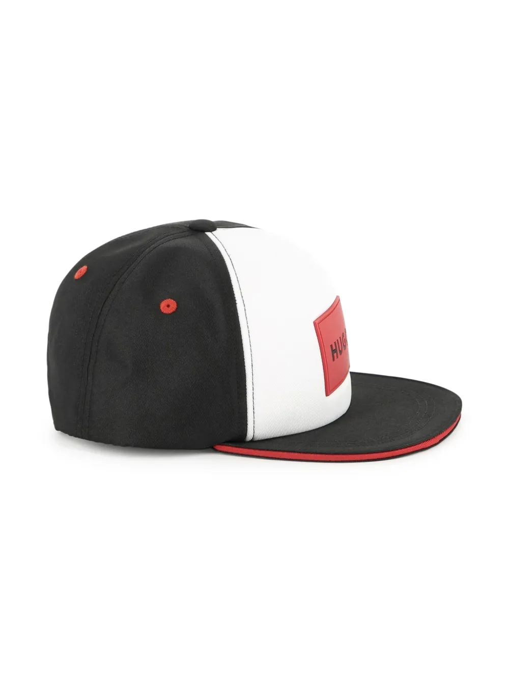 HUGO KIDS Pet met logopatch Wit