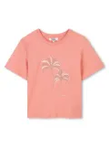 Chloé Kids embroidered T-shirt - Pink