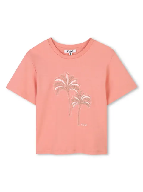 Chloé Kids embroidered T-shirt