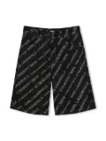 Karl Lagerfeld Kids denim shorts - Grey