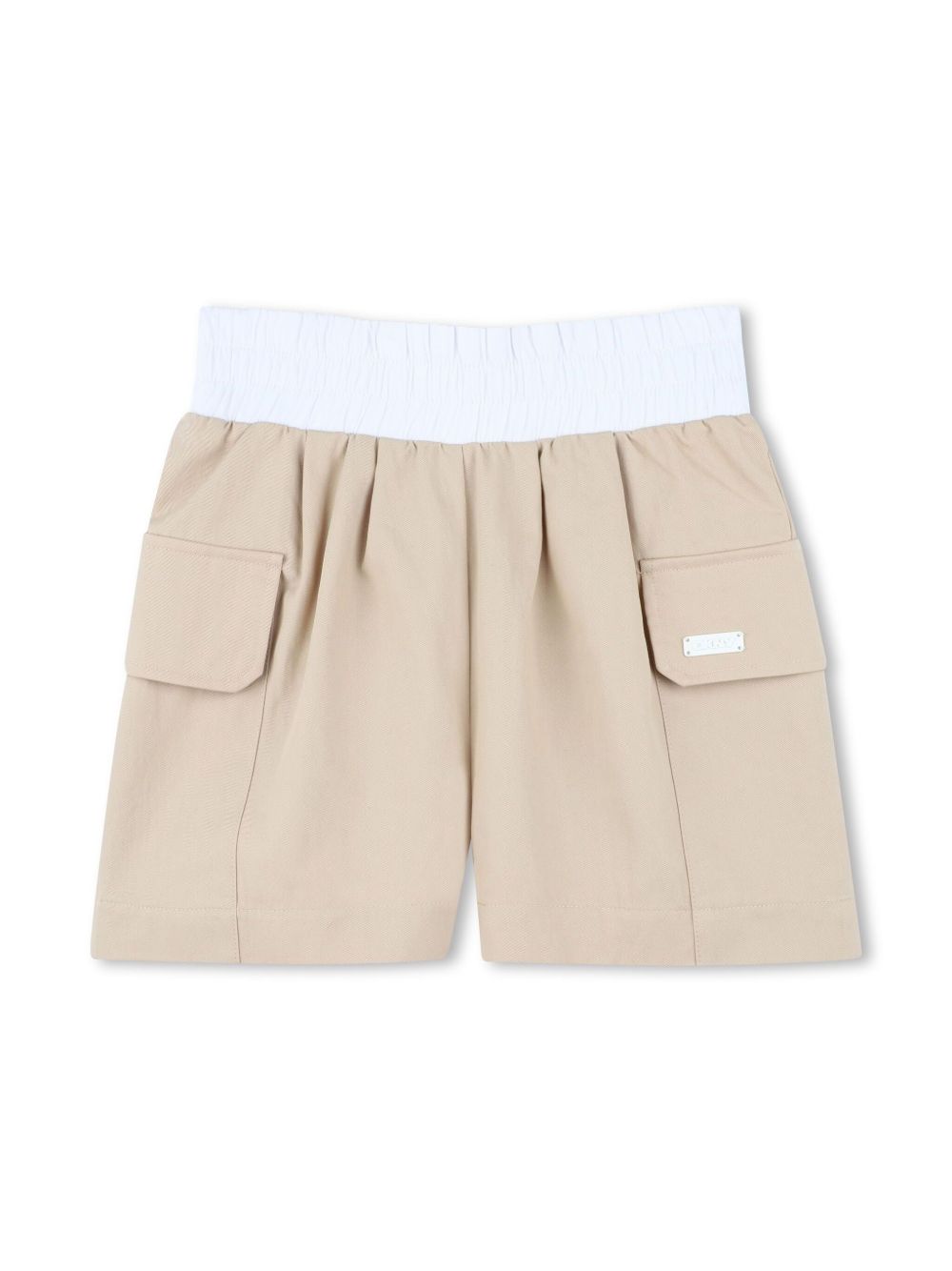 DKNY LOGO-PLAQUE SHORTS