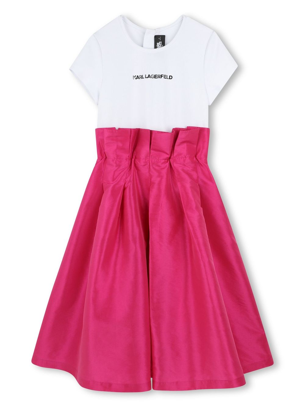 Karl Lagerfeld Kids logo-print dress - Pink