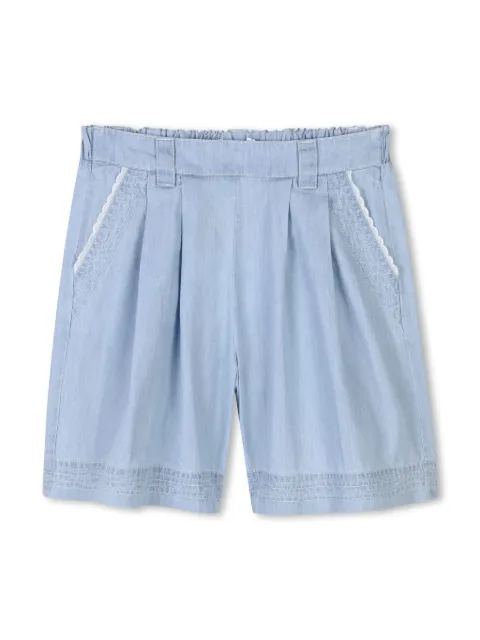 Chloé Kids organic-cotton bermuda shorts
