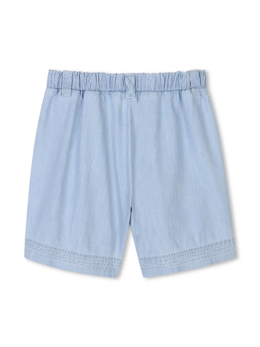 Chloé Kids Bermuda shorts van biologisch katoen - Blauw