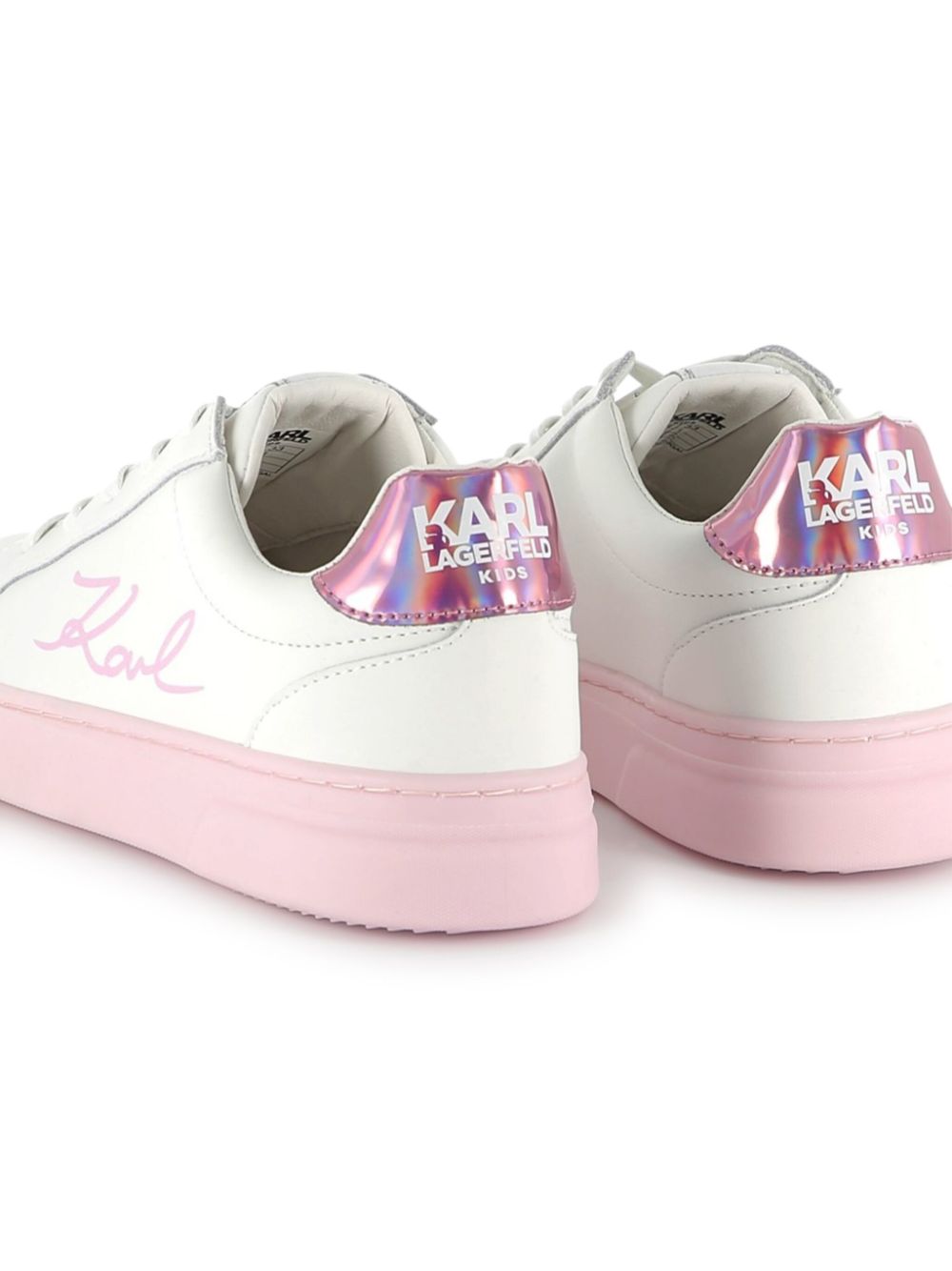 Karl Lagerfeld Kids Karl Signature sneakers - Wit