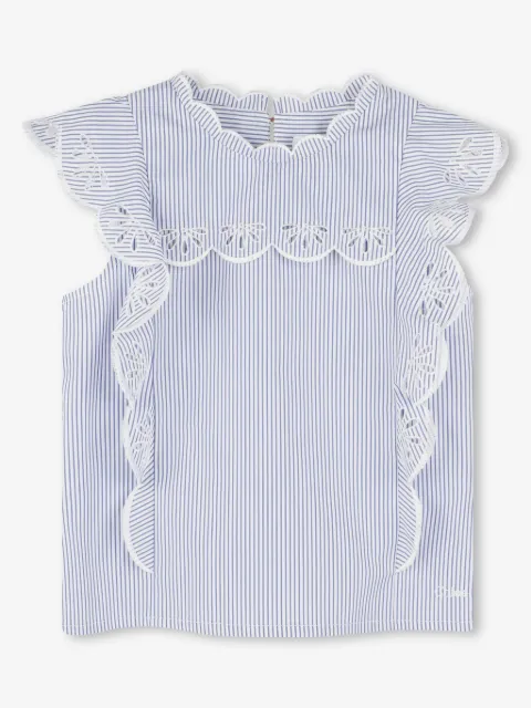 Chloé Kids organic cotton blouse