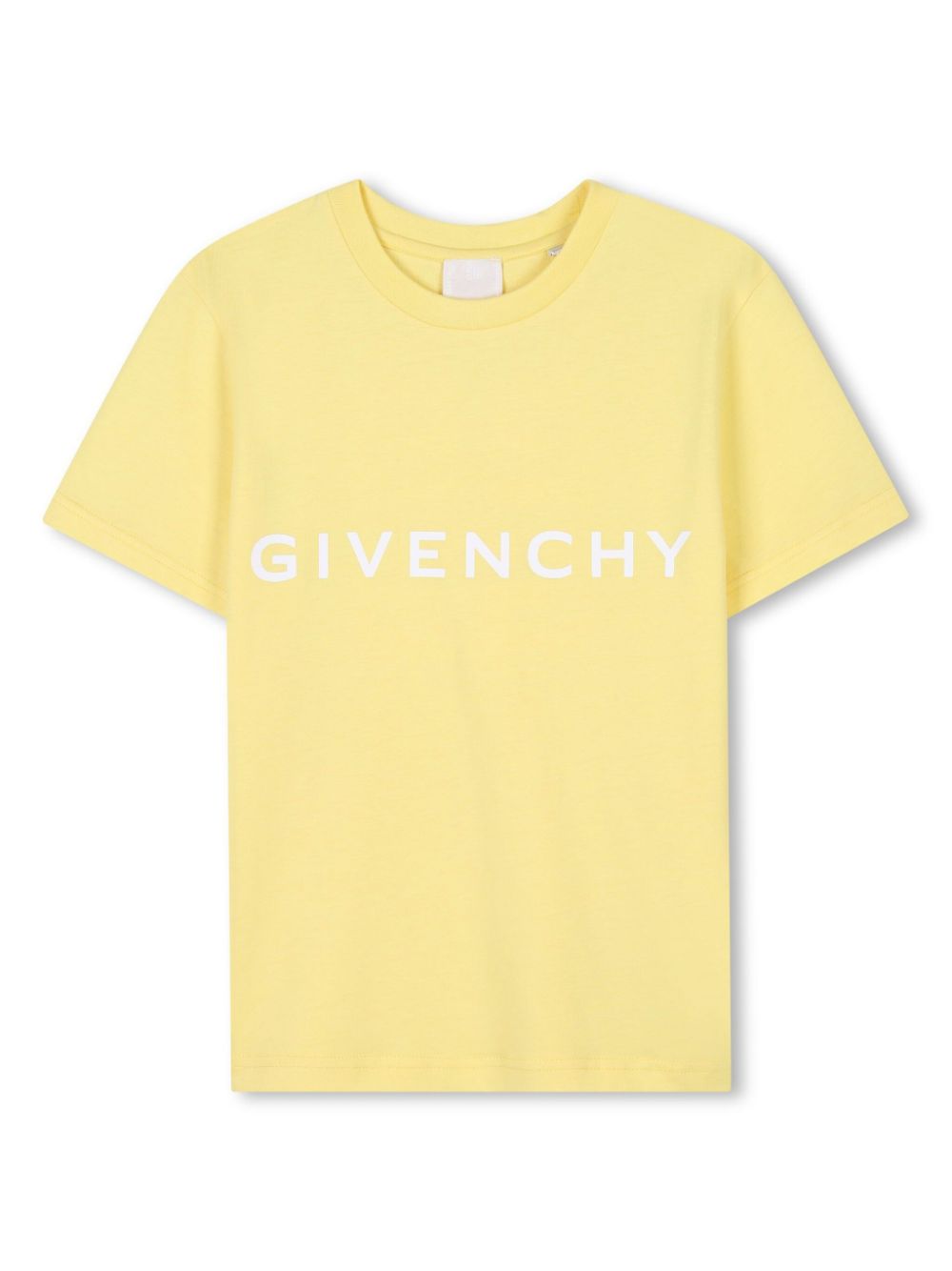 Givenchy Kids T-shirt met logoprint Geel