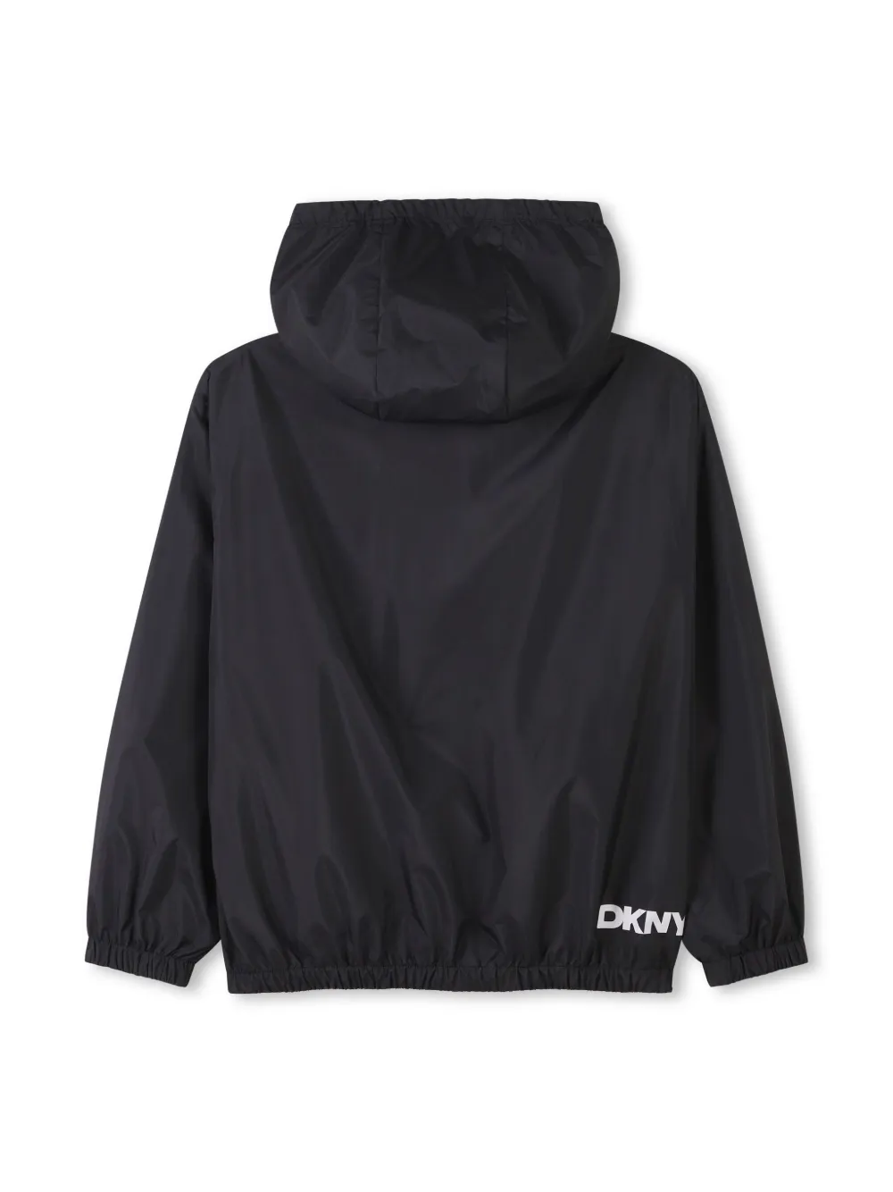 Dkny Kids Omkeerbaar waterafstotend windjack Zwart