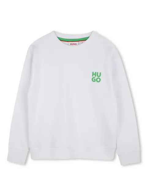 HUGO KIDS logo-print sweatshirt 