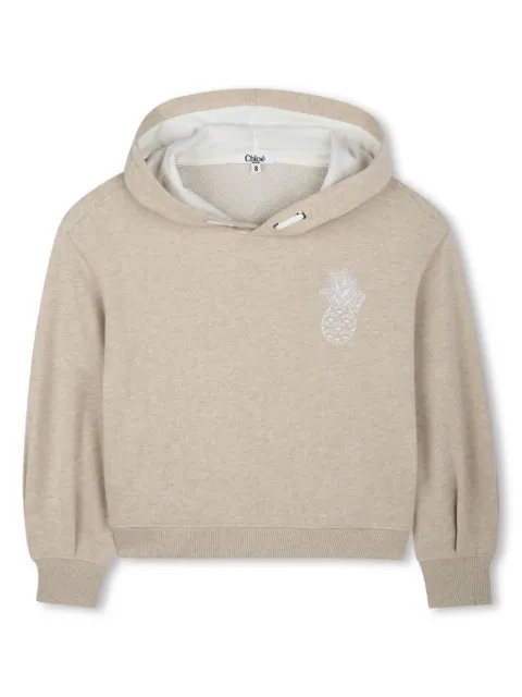 Chloé Kids organic cotton hoodie