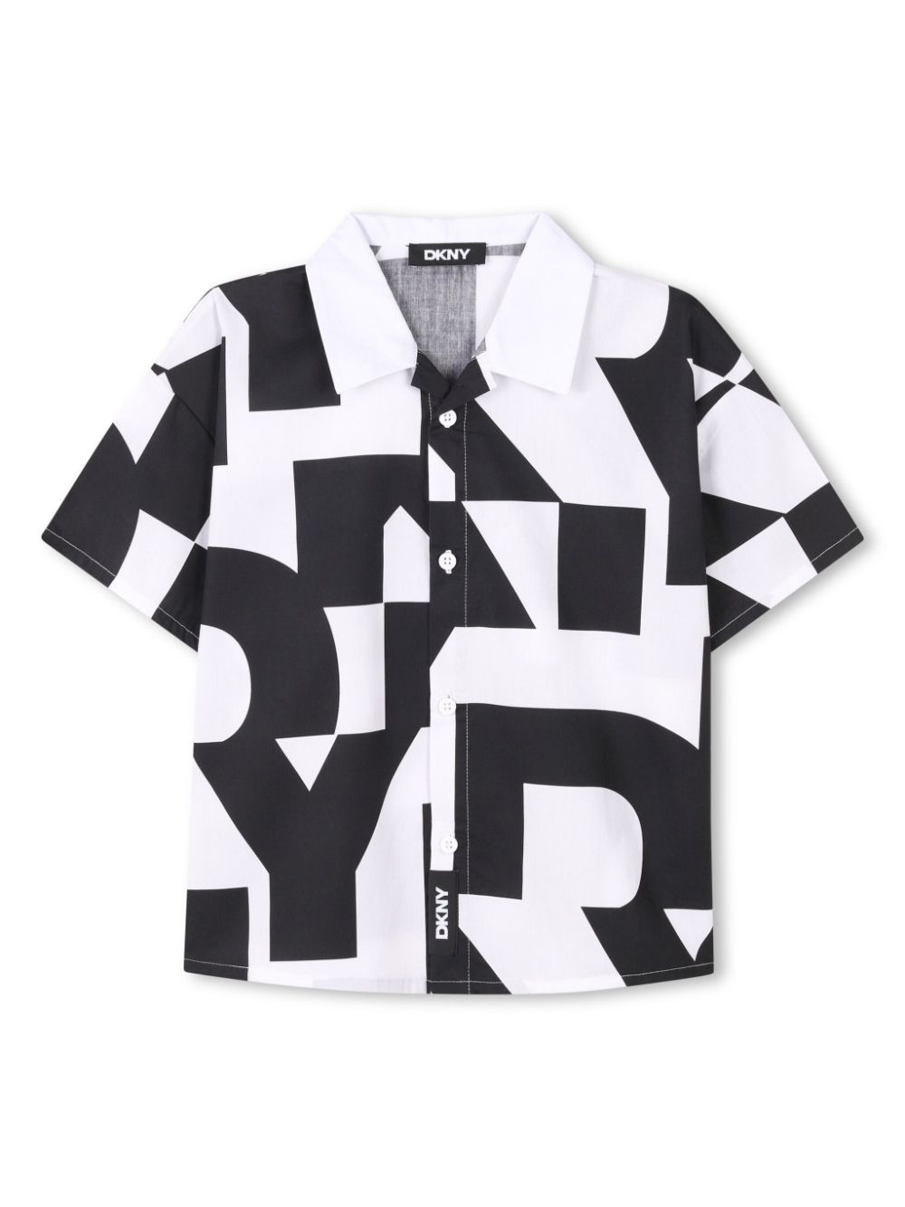 Dkny Kids Shirt met geometrische print Wit