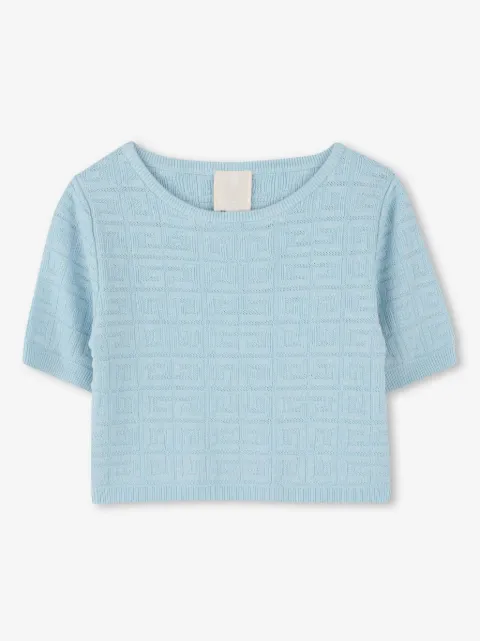 Givenchy Kids 4G jacquard pattern knit sweater