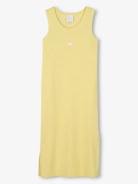 Givenchy Kids logo-plaque rib knit dress