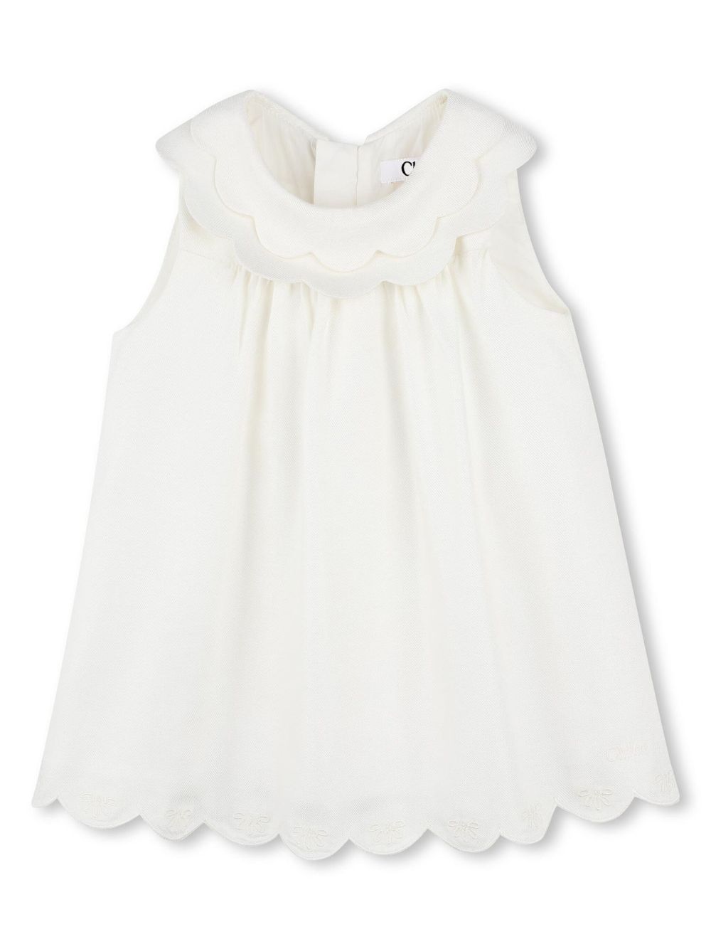 Chloé Kids dress and bloomer set - White