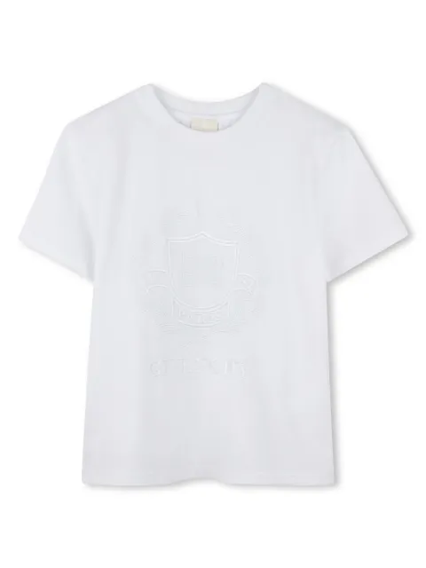 Givenchy Kids crest-embroidered T-shirt