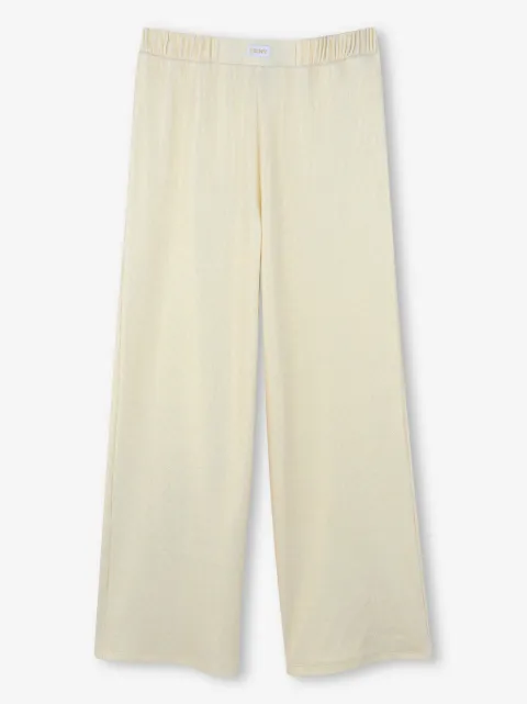 Dkny Kids pantalones de canalé fino