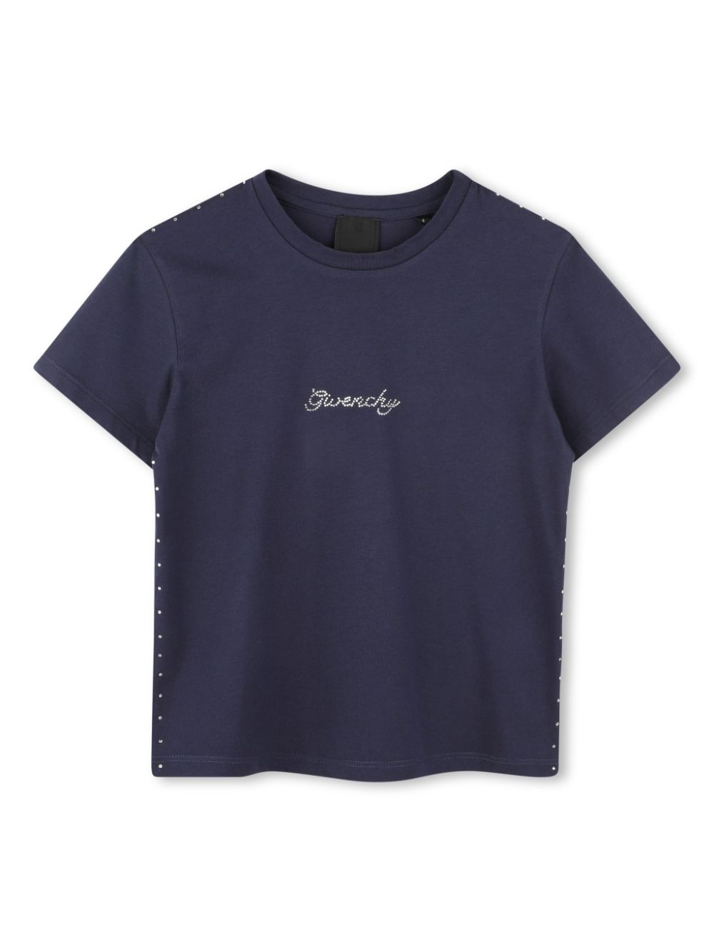 Givenchy Kids T-shirt verfraaid met logo Blauw