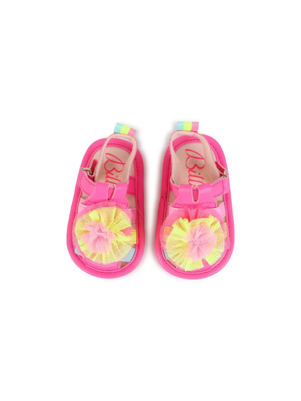 Billieblush floral-appliqué open-toe sandals Pink