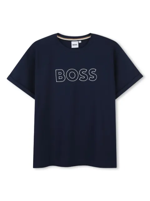 BOSS Kidswear logo-print T-shirt    