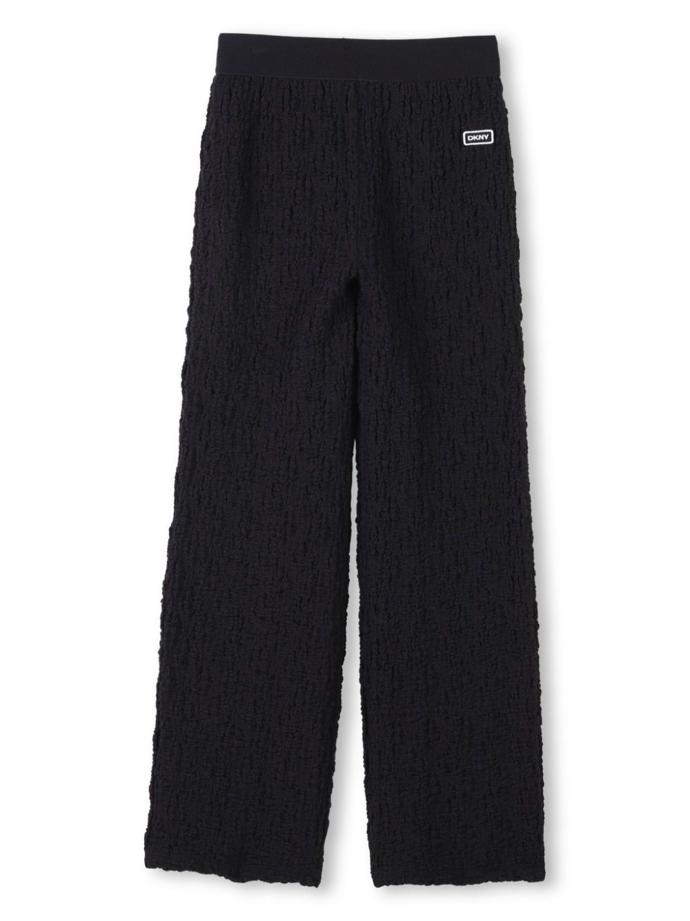 Dkny Kids Broek met wafel-effect Zwart