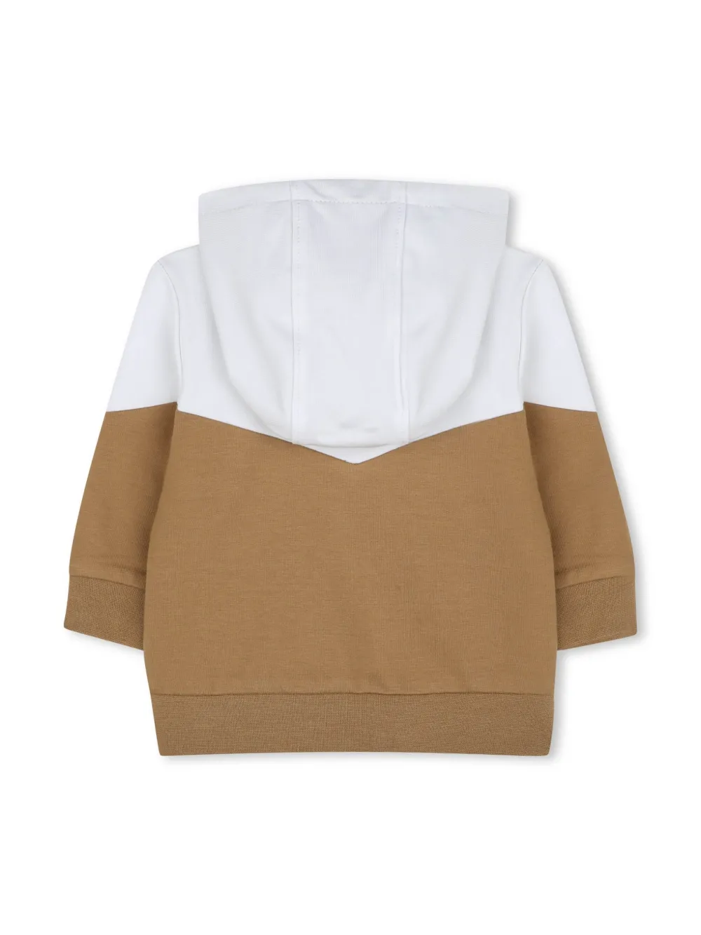 BOSS Kidswear Tweekleurig trainingspak Beige