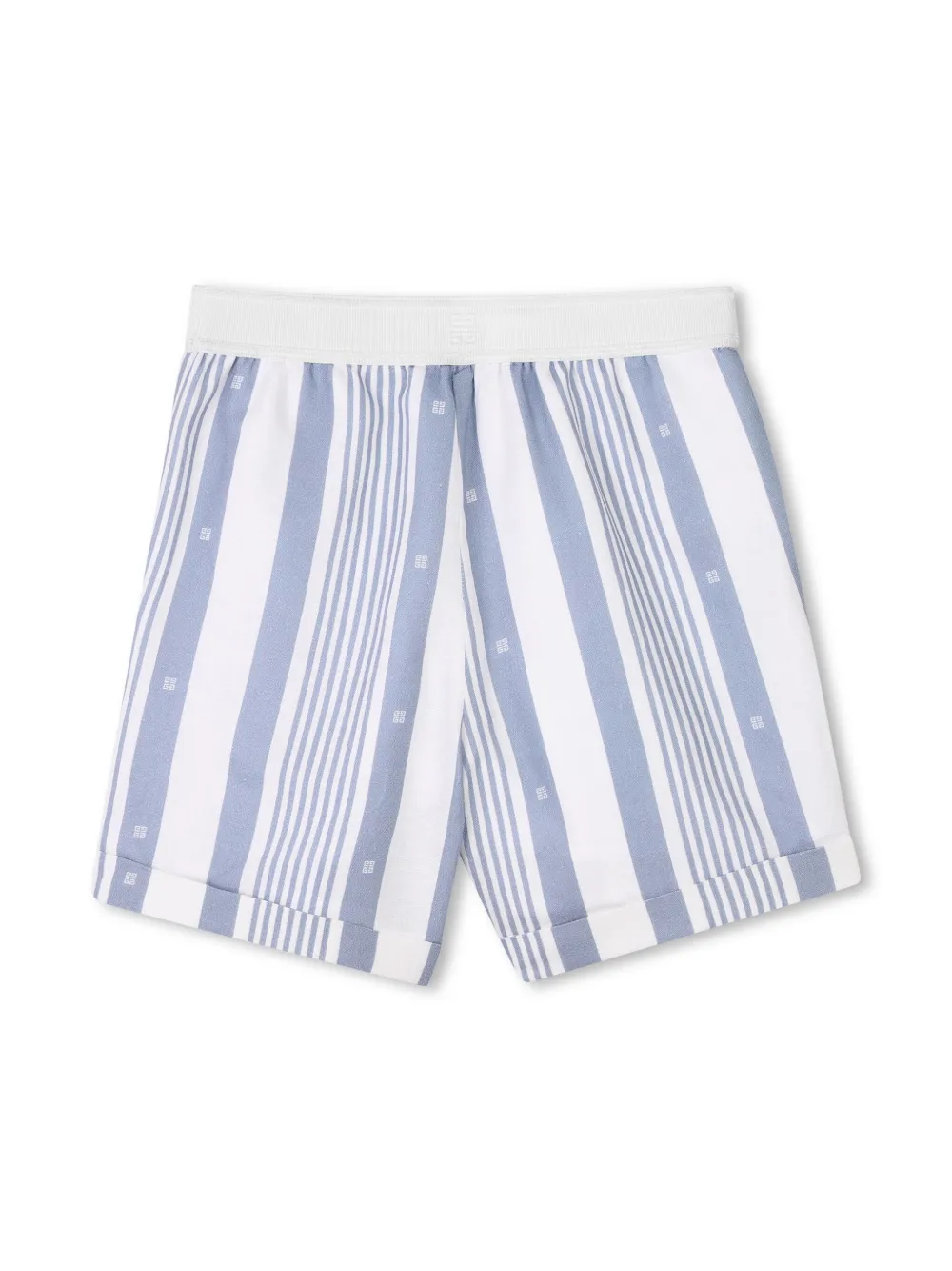 Jacquard Shirt And Shorts Set