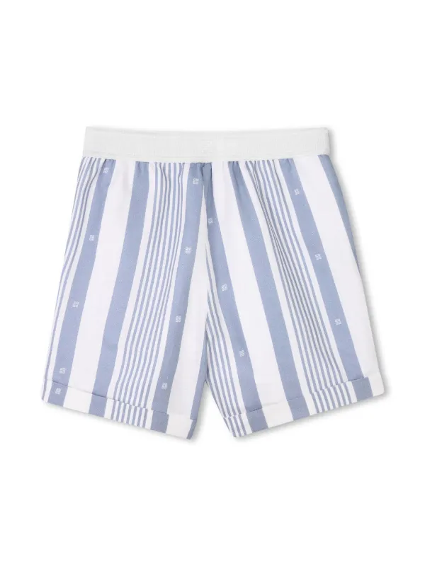 Givenchy Kids Jacquard Shirt And Shorts Set | Blue | FARFETCH Givenchy Kids Jacquard Shirt And Shorts Set | Blue | FARFETCH