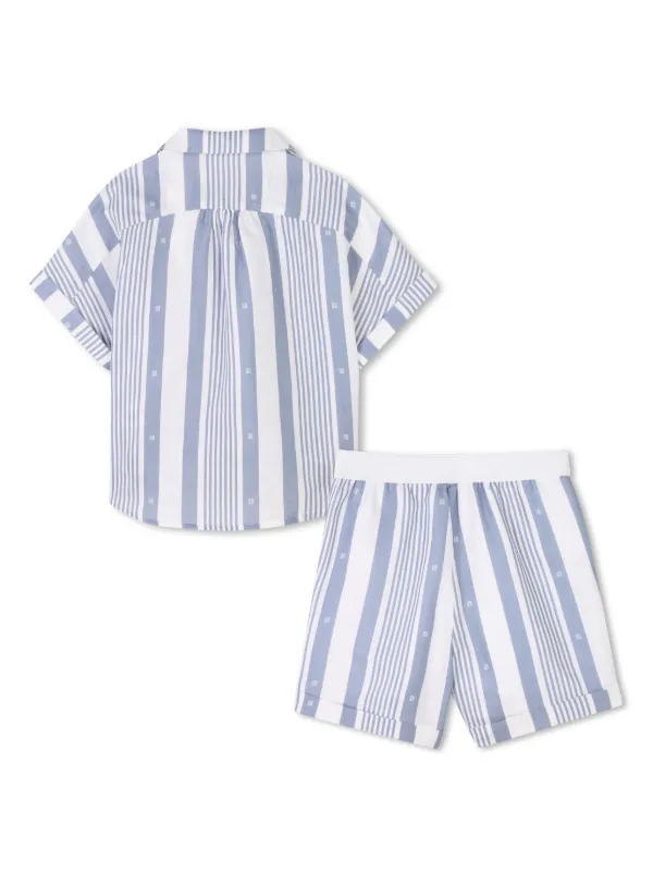 Givenchy Kids シャツ＆ショートパンツ セット | ブルー | FARFETCH JP