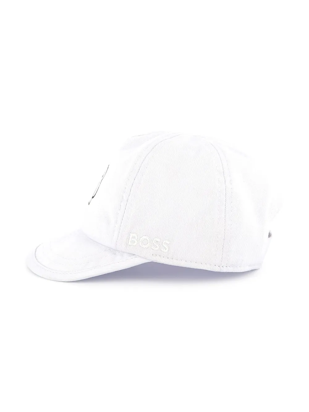 BOSS Kidswear Pet met logoprint Wit