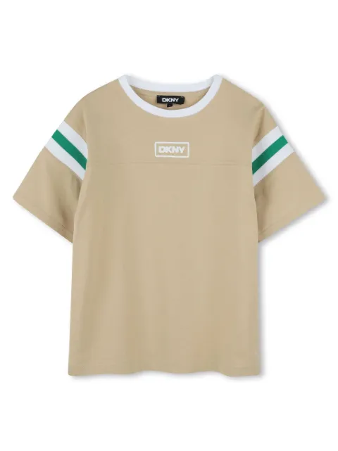 Dkny Kids Camiseta com detalhe de listras