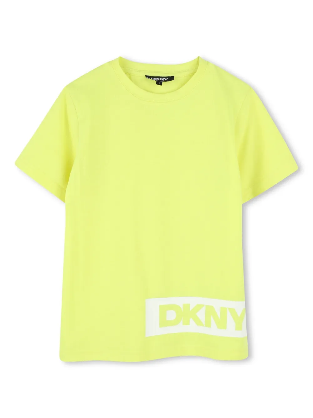 Dkny Kids T-shirt met logoprint Geel