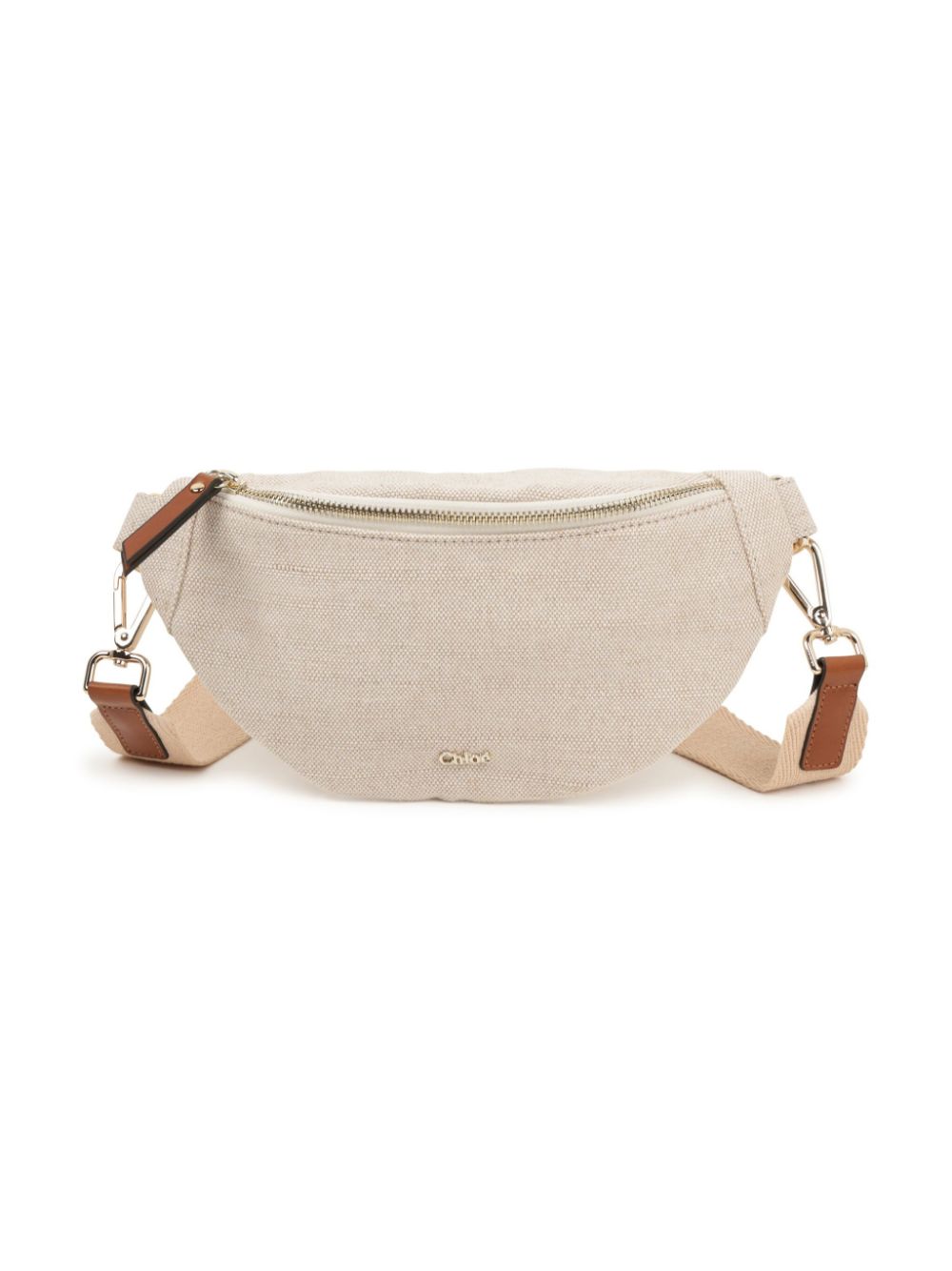 Chloé Kids logo shoulder bag - Neutrals