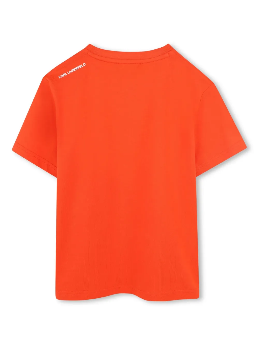 Karl Lagerfeld Kids T-shirt met print - Oranje