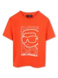 Karl Lagerfeld Kids Ikonik Karl T-shirt - Orange