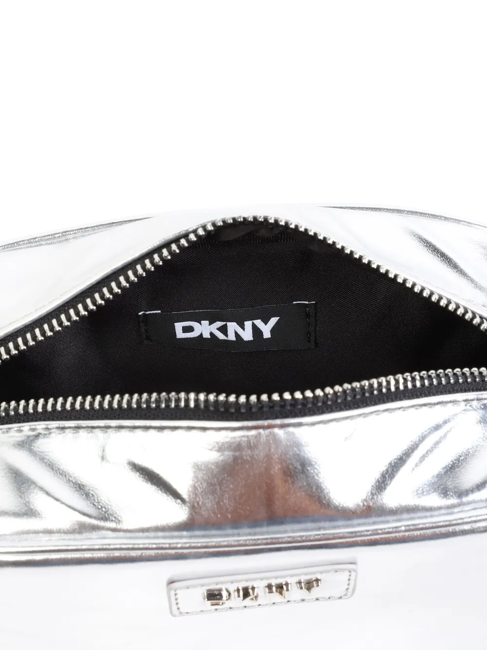 Dkny Kids Schoudertas met logo Zilver