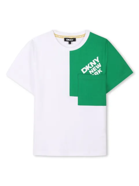 Dkny Kids colour-block T-shirt