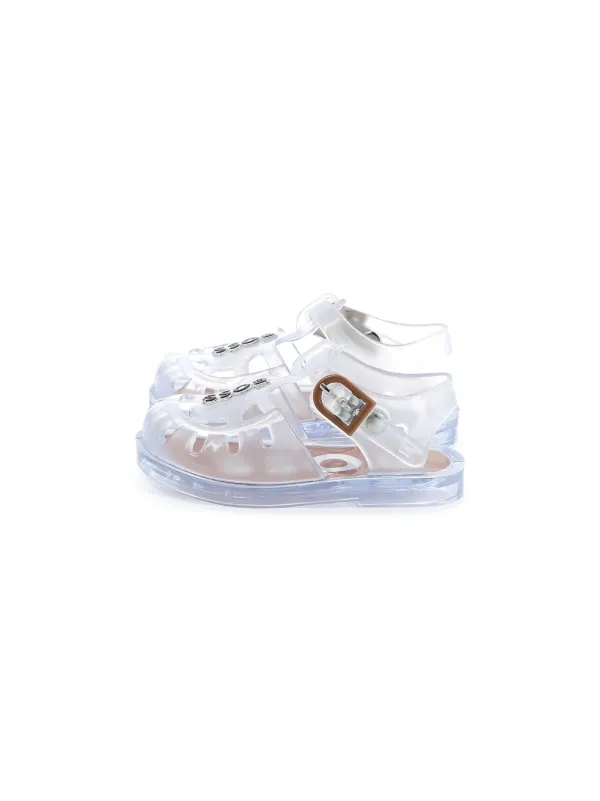 BOSS Kidswear Transparent Sandals White FARFETCH MY