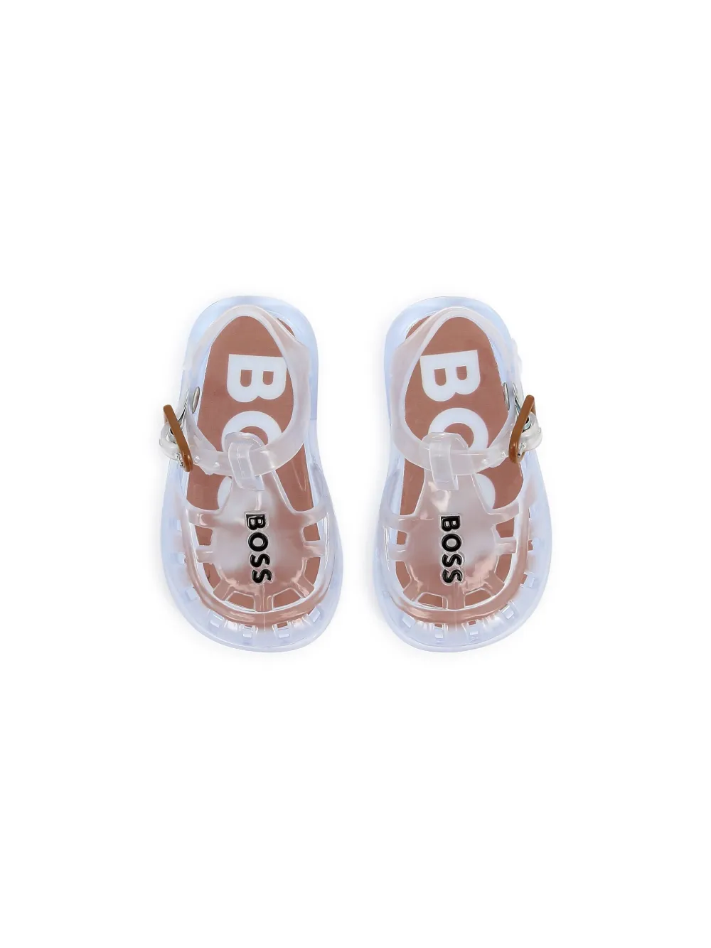 BOSS Kidswear transparent sandals White