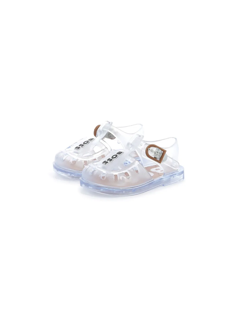 BOSS Kidswear transparent sandals White