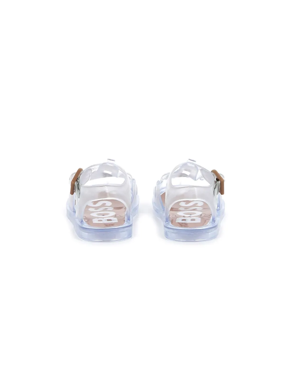 BOSS Kidswear transparent sandals White