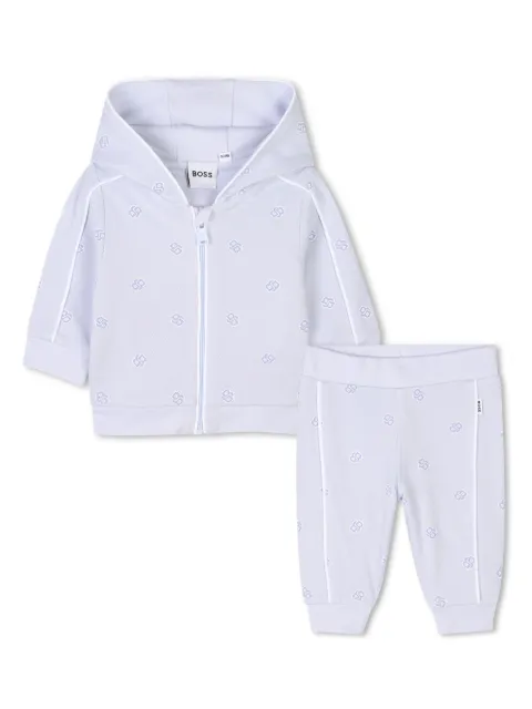BOSS Kidswear Jogginganzug mit Monogrammmuster