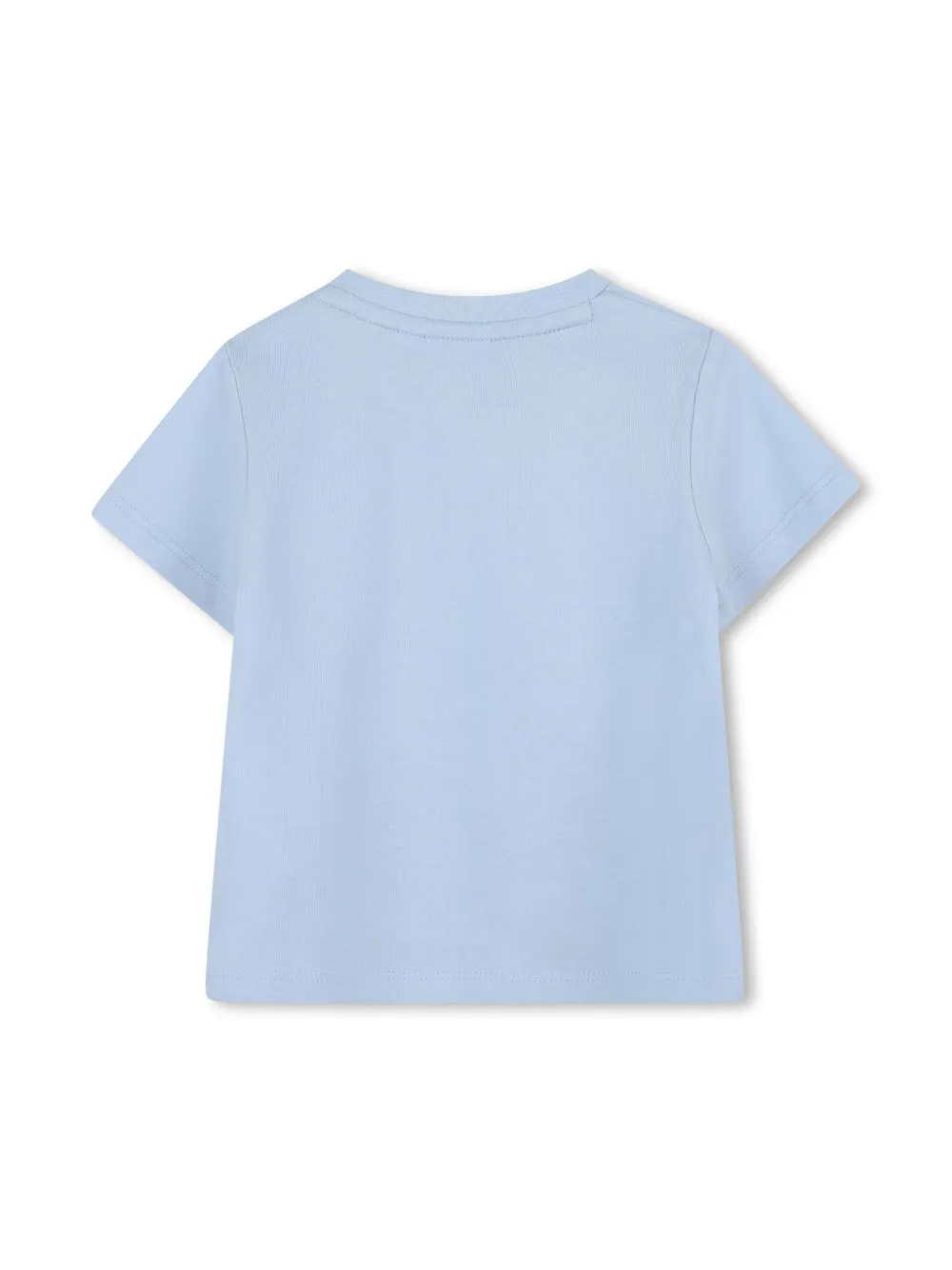 BOSS Kidswear T-shirt met logoprint - Blauw