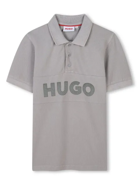 HUGO KIDS Camisa polo com logo