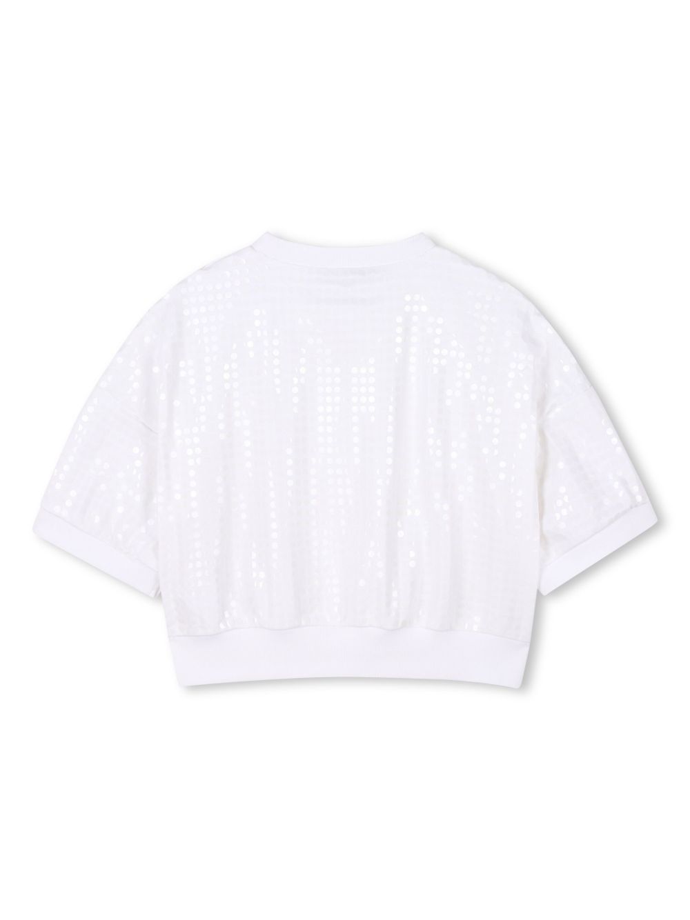 Dkny Kids Sweater verfraaid met pailletten - Wit